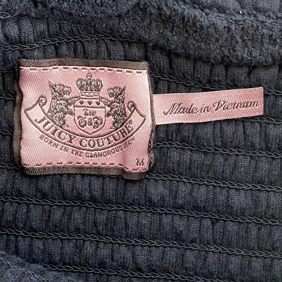 JUICY COUTURE Black Towel Dress - Picture 3 of 3